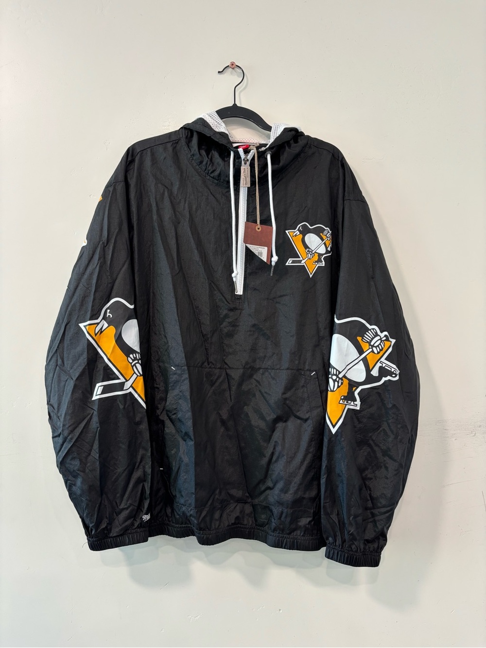 Pittsburgh Penguins Mitchell & Ness OG 2.0 Anorak 1/4 Windbreaker Jacket  Men 2X